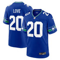 Julian Love Seattle Seahawks  Throwback   Game Jersey - Royal