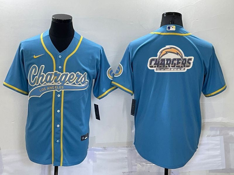 Men's Los Angeles Chargers Powder Blue Game Jersey1