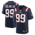 Jamie Collins Sr. New England Patriots  Home Game   Jersey - Navy