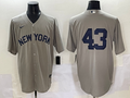 Men's New York Yankees Jonathan Loaisiga #43 Gray Replica Player Jersey