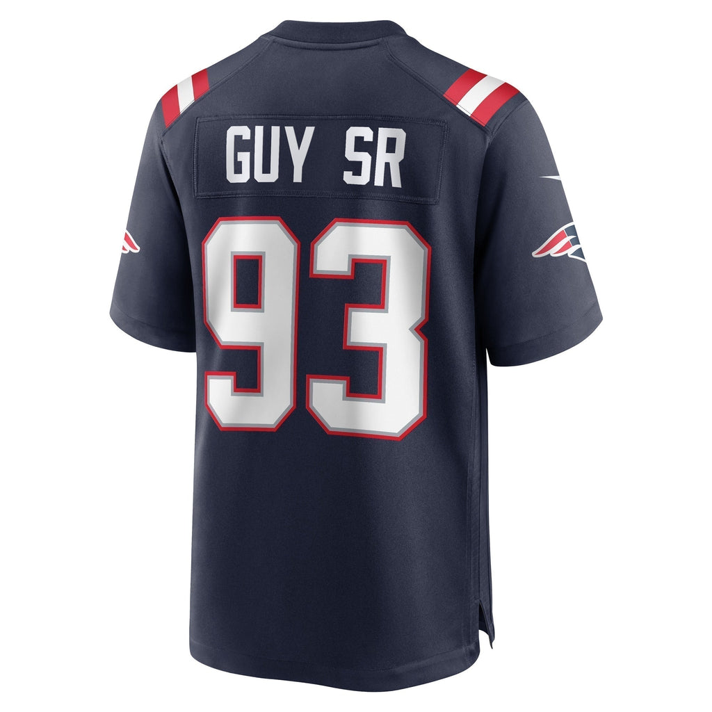 Lawrence Guy New England Patriots  Team Game Jersey -  Navy