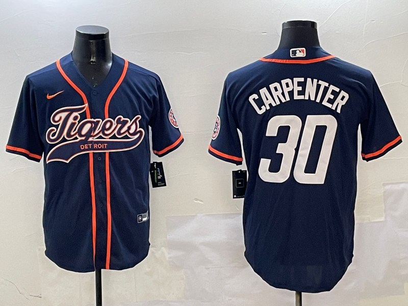 Men's Detroit Tigers Kerry Carpenter #30 Navy Player Jersey