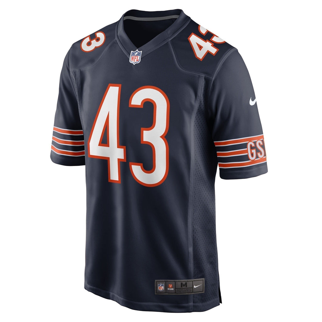 DeMarquis Gates Chicago Bears  Game   Jersey - Navy
