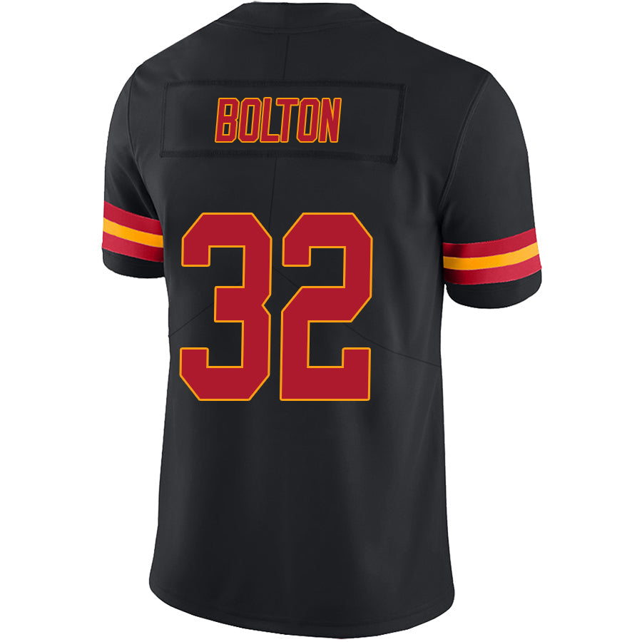 KC.Chiefs #32 Nick Bolton Player Black Vapor Limited Game Football Jerseys