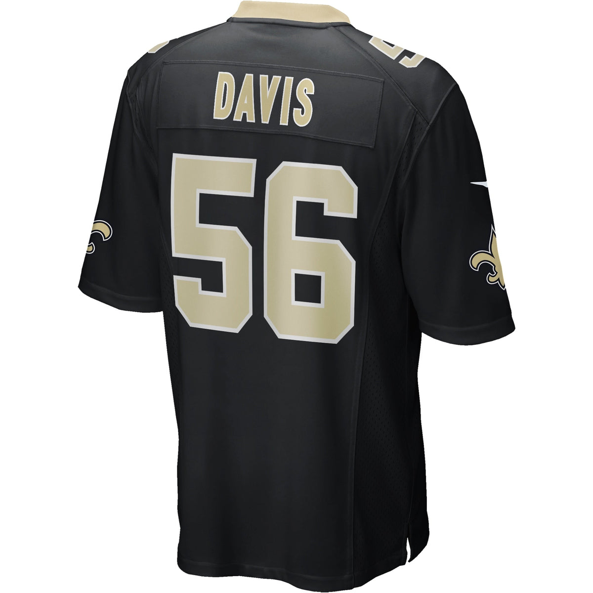 Demario Davis New Orleans Saints  Game Jersey - Black