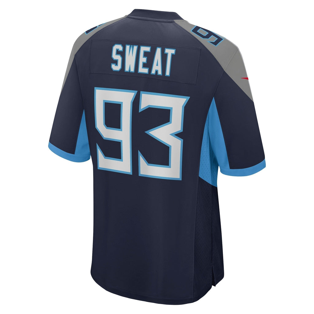 T'Vondre Sweat Tennessee Titans  Team Game Jersey -  Navy