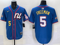 Men's National League Freddie Freeman #5 Blue 2025 All-Star Edition Limited Player Jersey