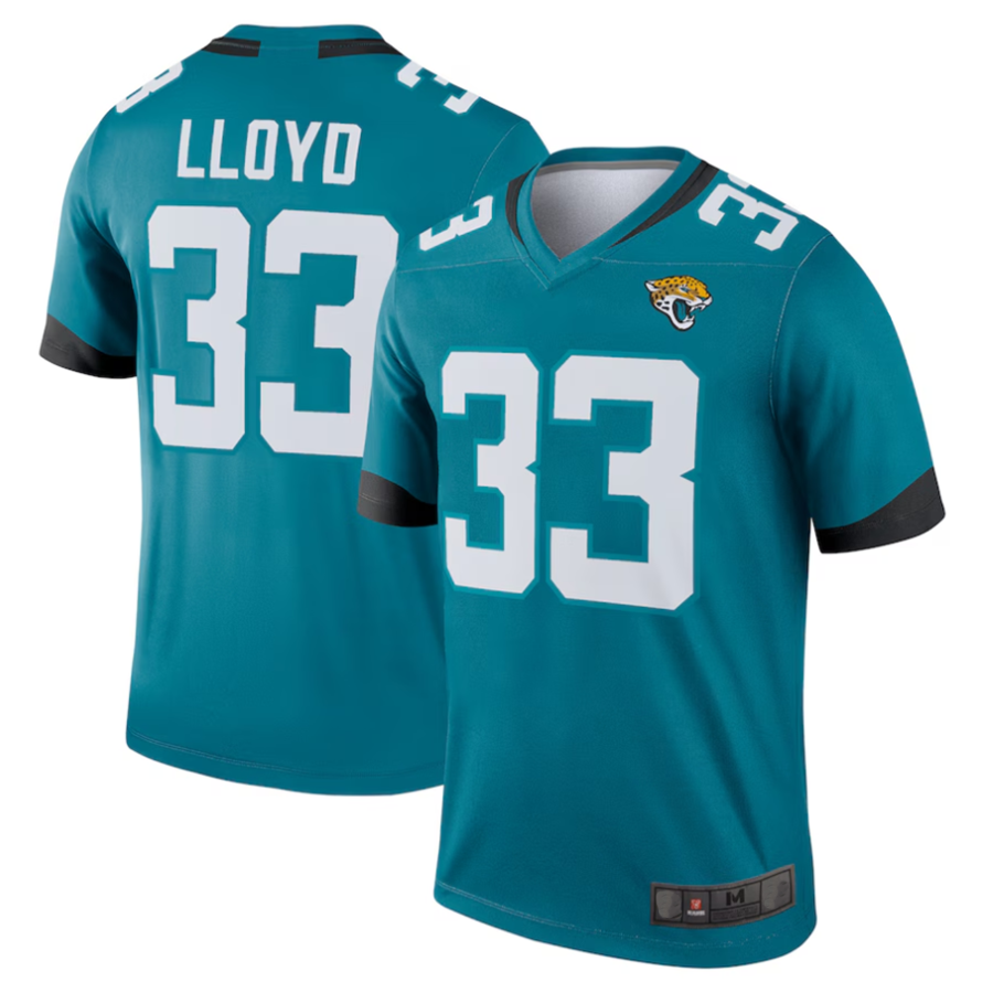 #33 Devin Lloyd Player J.Jaguars Teal Team Legend Football Jerseys
