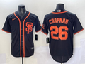 Men's San Francisco Giants Matt Chapman #26 Black Limited Player Jersey