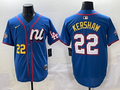 Men's National League Clayton Kershaw #22 Blue 2025 All-Star Edition Limited Player Jersey