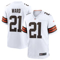 Denzel Ward Cleveland Browns  Game Jersey - White