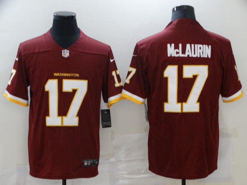 Men's Washington Commanders Terry Mclaurin #17 Red Game Jersey1