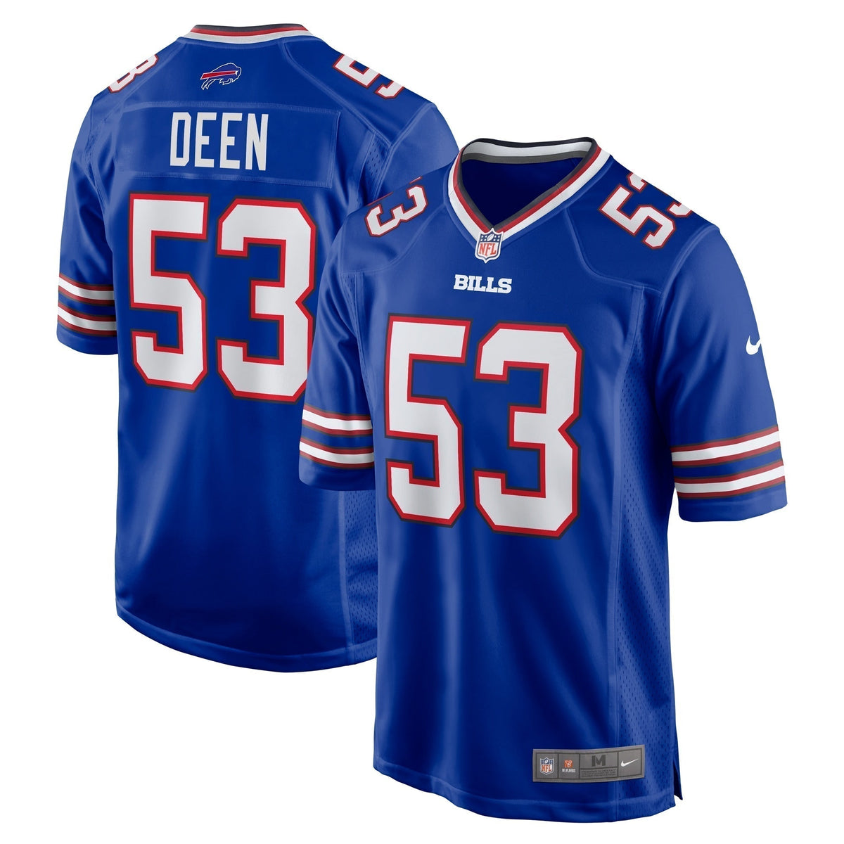 Branson Deen Buffalo Bills  Game Jersey -  Royal
