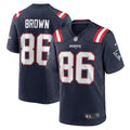 Pharaoh Brown New England Patriots  Team Game Jersey -  Navy