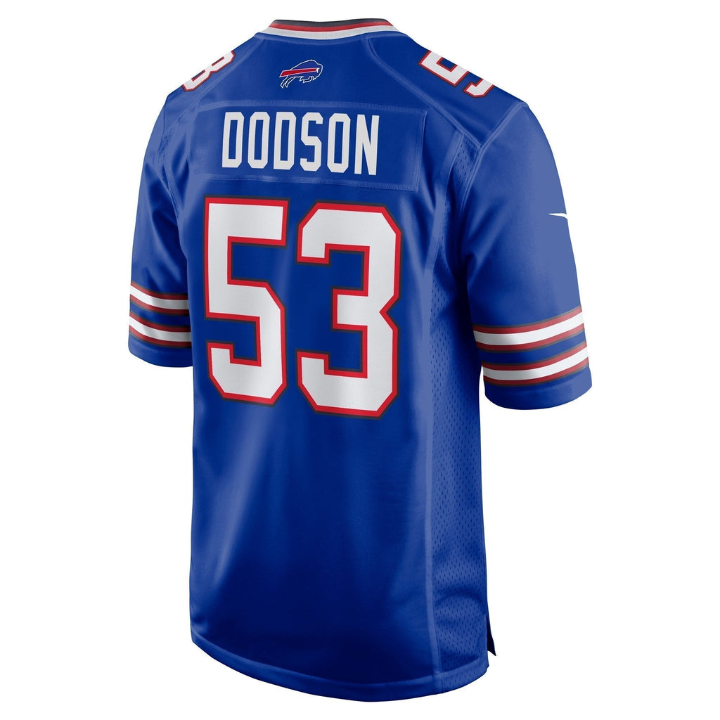 Tyrel Dodson Buffalo Bills  Game   Jersey - Royal