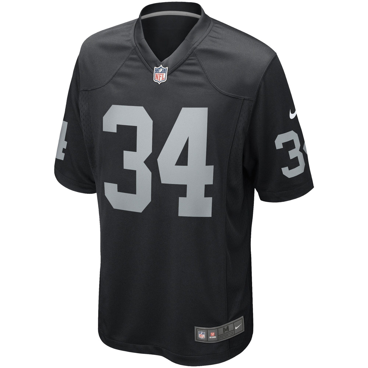 Bo Jackson Las Vegas Raiders  Game Retired   Jersey - Black