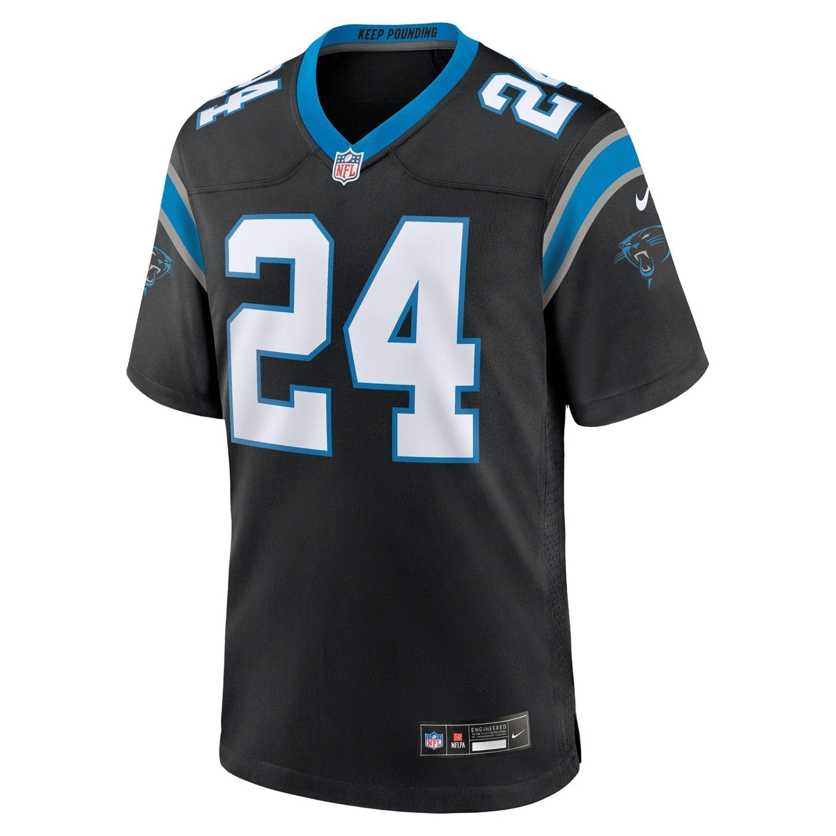 Jonathon Brooks Carolina Panthers  2024  Draft Game Jersey - Black