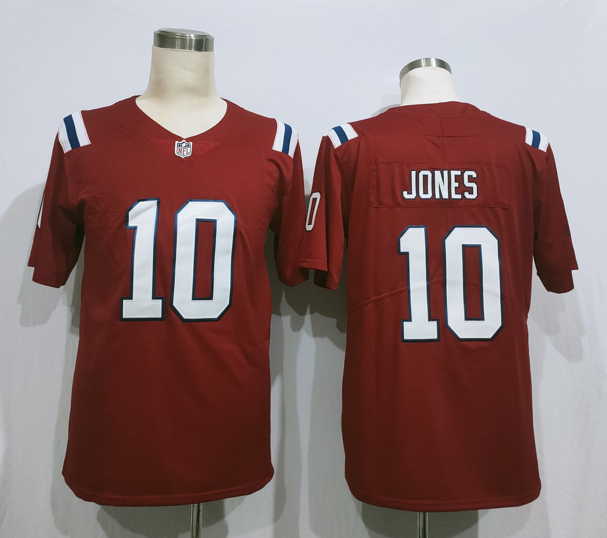 Men's New England Patriots Mac Jones #10 Red Game Jersey1
