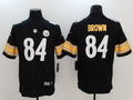 Men's Pittsburgh Steelers Antonio Brown #84 Black Game Jersey1
