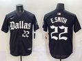 Men's Dallas Cowboys Emmitt Smith #22 Black Team Game Player Jersey