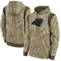 Men's Carolina Panthers  2021 Salute to Service Hoodie1 Camouflage