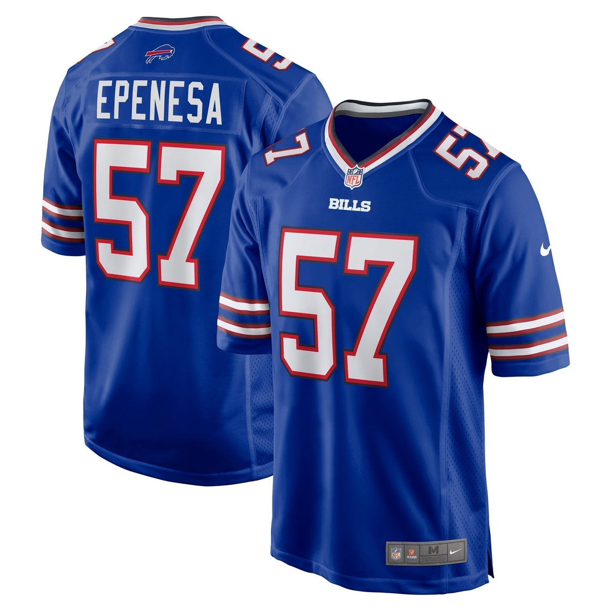 A.J. Epenesa Buffalo Bills  Game   Jersey - Royal