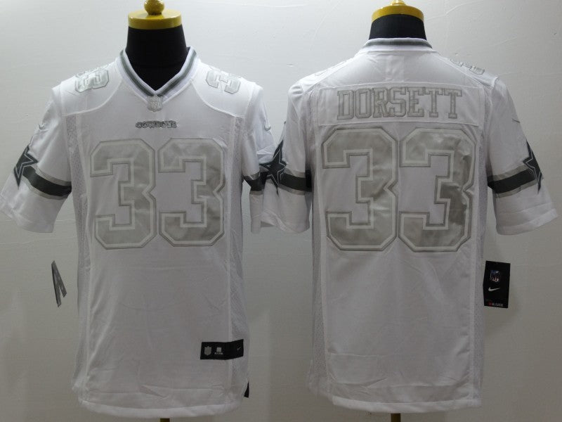 Men's Dallas Cowboys Tony Dorsett #33 White Game Player Jersey1