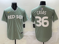 Men's Boston Red Sox Triston Casas #36 Gray 2025 City Connect Limited Player Jersey