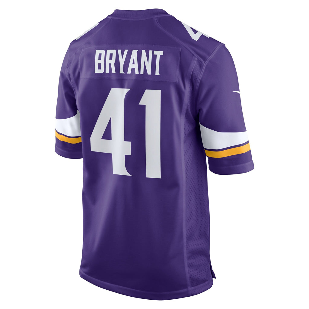 Austin Bryant Minnesota Vikings   Game Jersey -  Purple