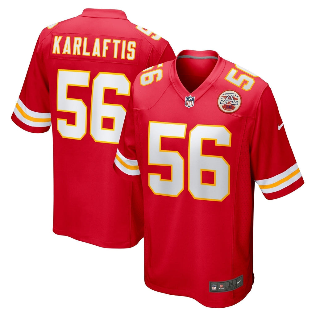 George Karlaftis Kansas City Chiefs    Game Jersey - Red