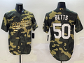 Men's Los Angeles Dodgers Mookie Betts #50 Camouflage Replica Player Jersey