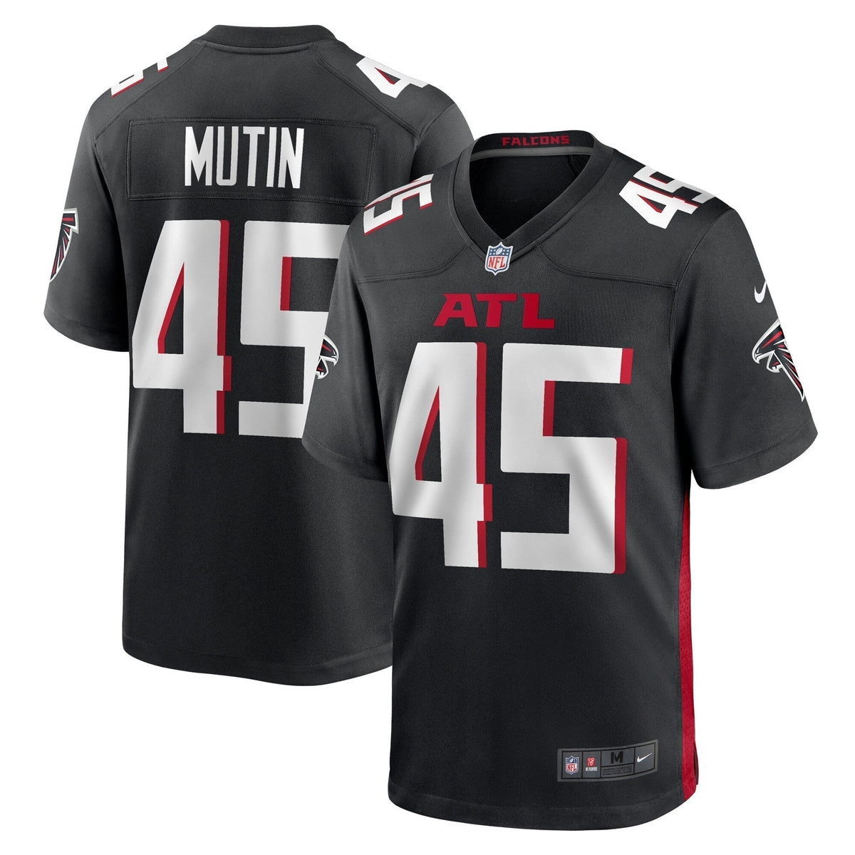Donavan Mutin Atlanta Falcons   Game Jersey -  Black