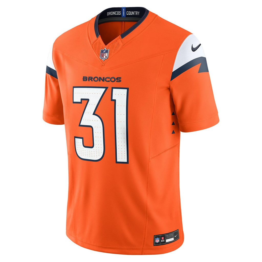 Justin Simmons Denver Broncos  Vapor F.U.S.E. Limited Jersey - Orange