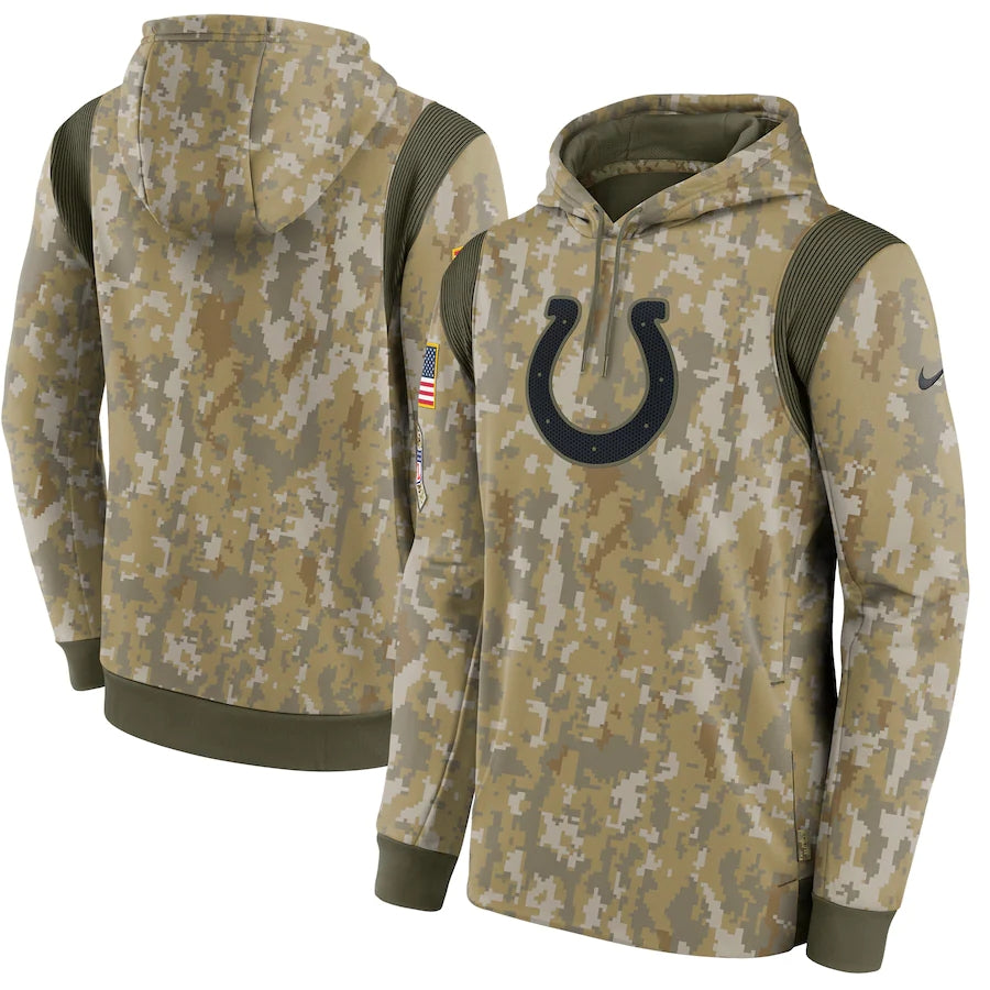 Men's Indianapolis Colts  2021 Salute to Service Hoodie1 Camouflage
