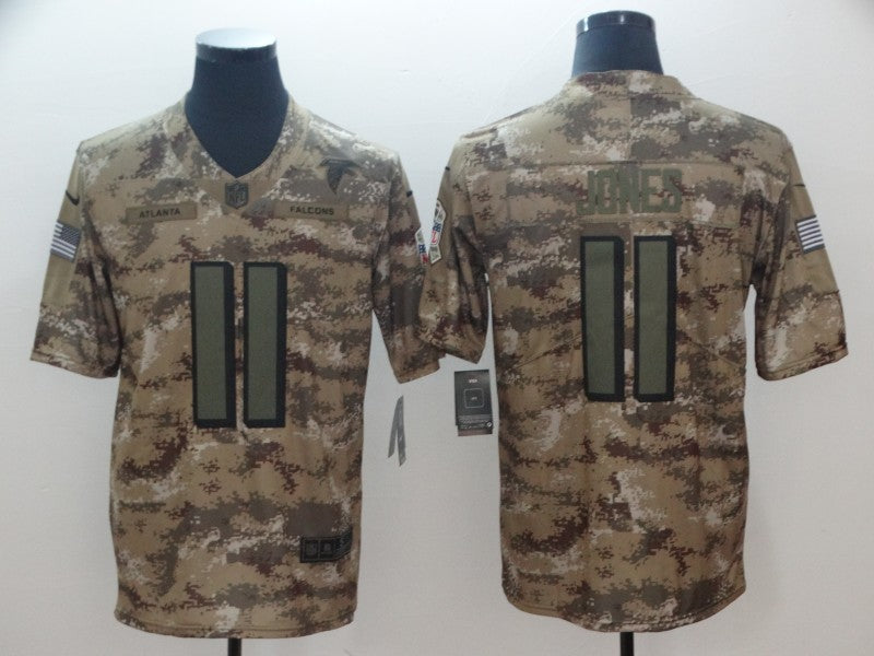 Men's Atlanta Falcons Julio Jones #11 Camouflage Game Jersey1
