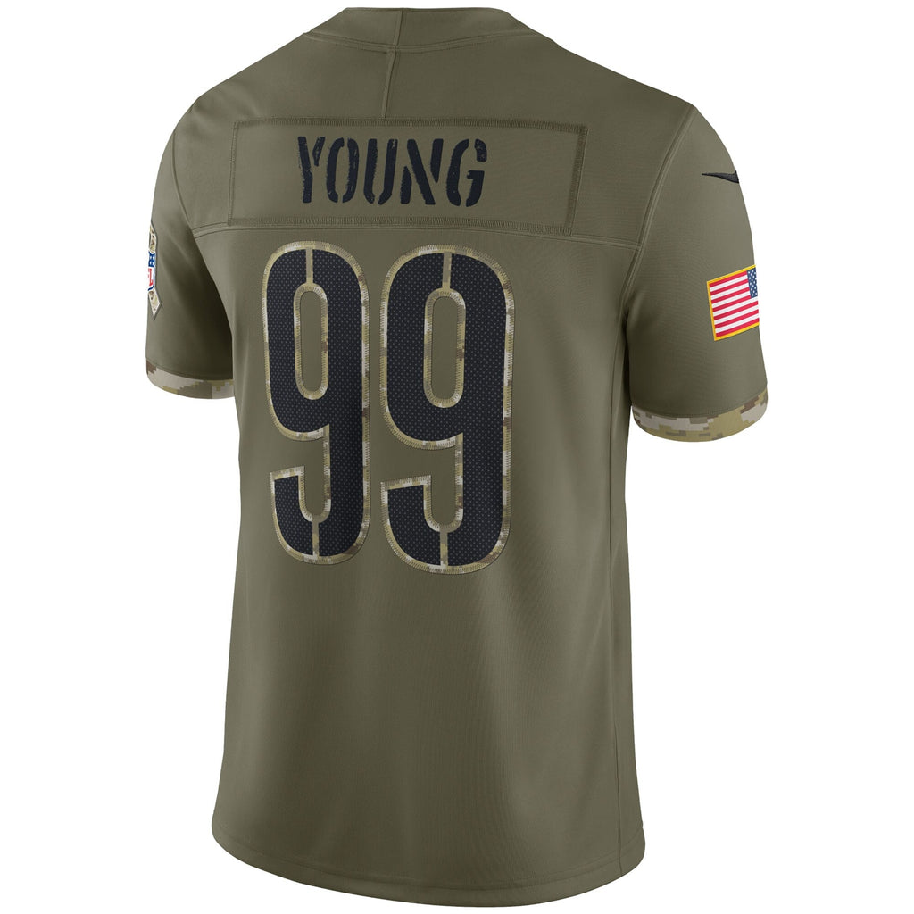 Chase Young Washington Commanders  Salute To Service Limited Jersey - Olive