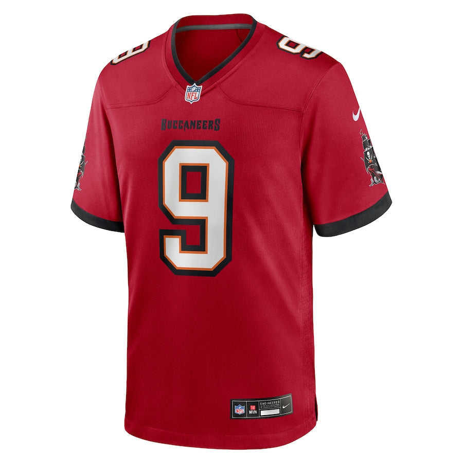 Men's Tampa Bay Buccaneers Emeka Egbuka  Red 2025  Draft First Round Pick Game Jersey