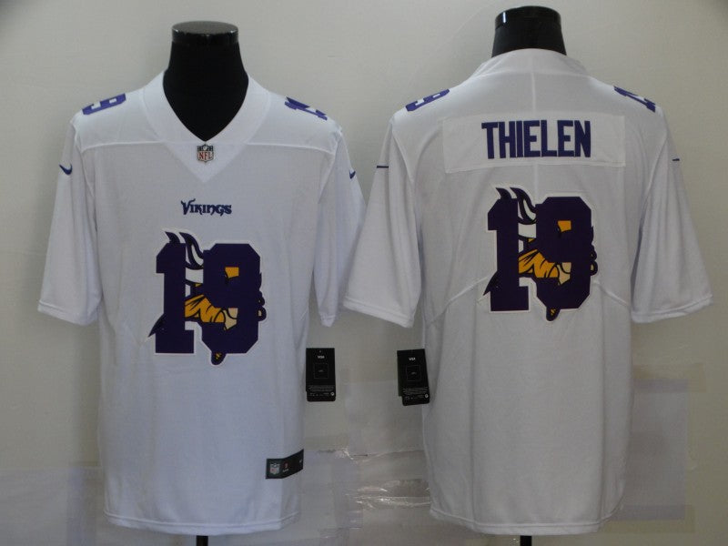 Men's Minnesota Vikings Adam Thielen #19 White Game Player Jersey1