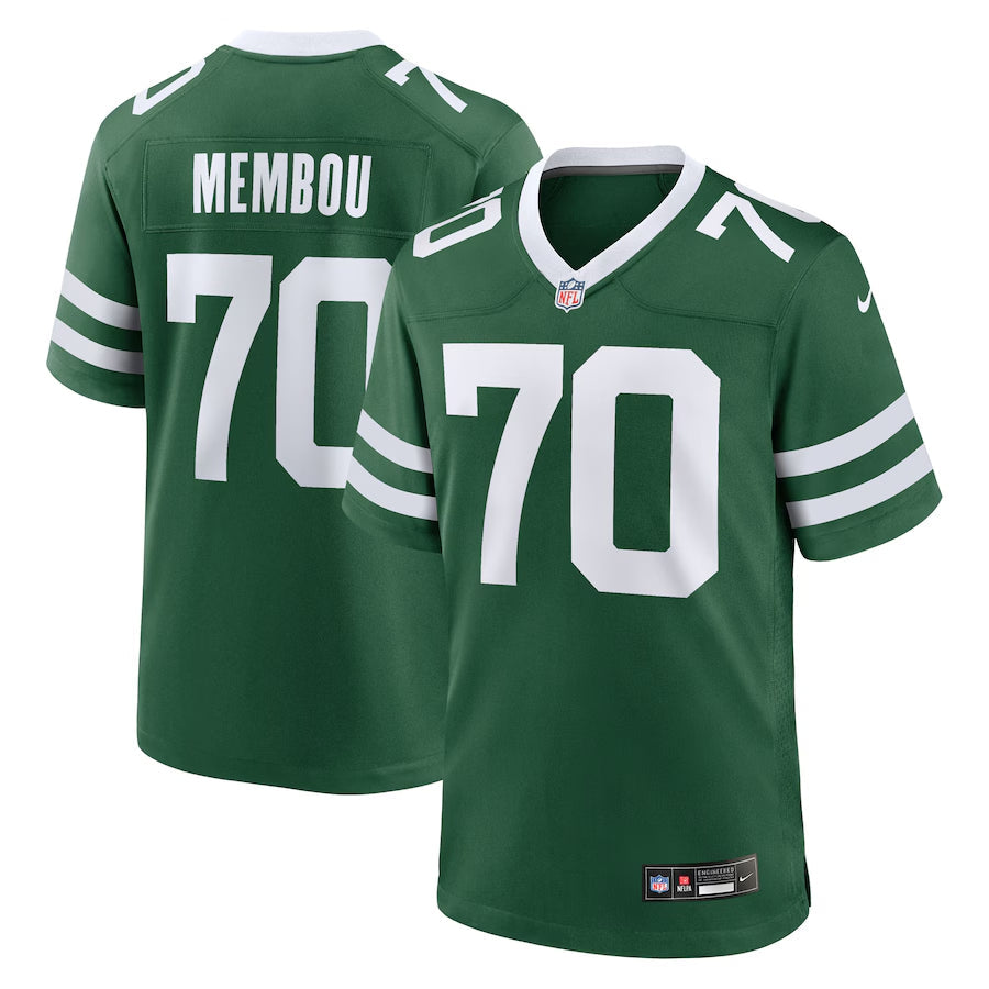 Men's New York Jets Armand Membou  Legacy 2025  Draft First Round Pick Game Jersey