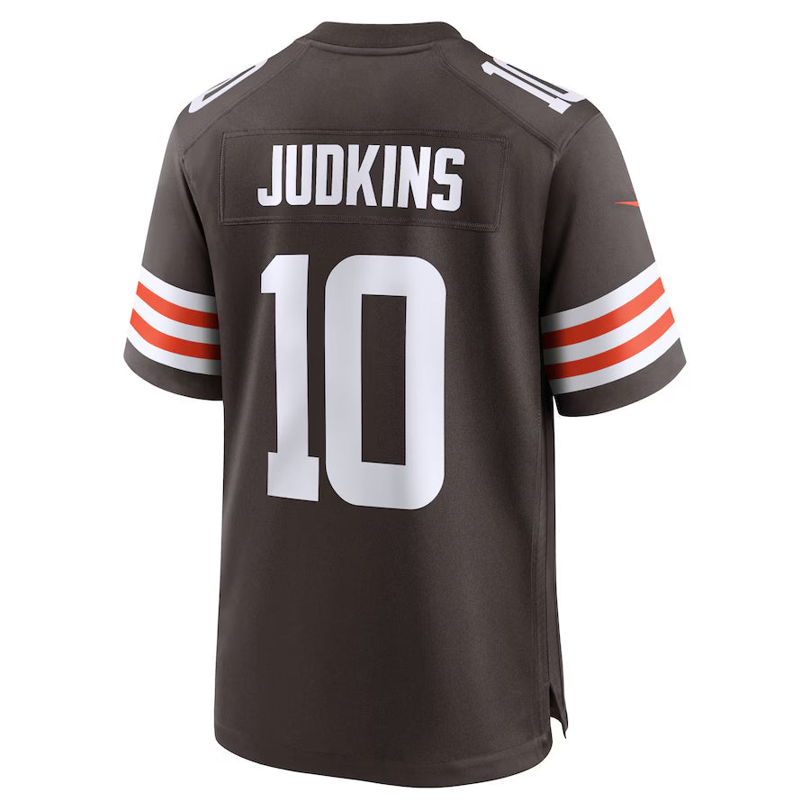 Cleveland Browns Quinshon Judkins  Brown 2025  Draft Game Jersey