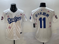 Men's Los Angeles Dodgers Roki Sasaki #11 White Game Jersey1