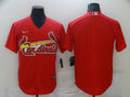 Men's St. Louis Cardinals Red Alternate Replica Blank Jersey1