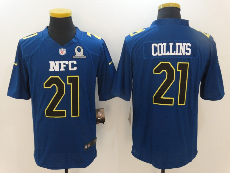 Men's New York Giants Landon Collins #21 Blue Game Player Jersey1