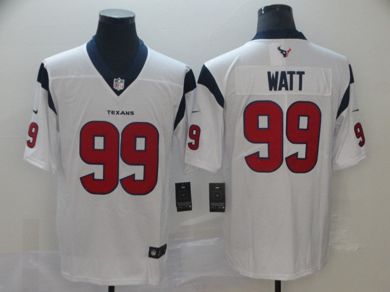 Men's Houston Texans J.J. Watt #99 White Game Player Jersey1