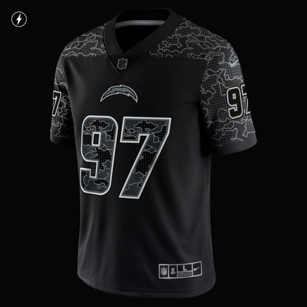 Joey Bosa Los Angeles Chargers  RFLCTV Limited Jersey - Black