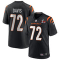 Domenique Davis Cincinnati Bengals  Super Bowl LVI Game Jersey - Black