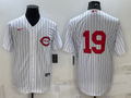 Men's Cincinnati Reds Joey Votto #19 White 2022  at Field of Dreams Game Authentic Player Jersey