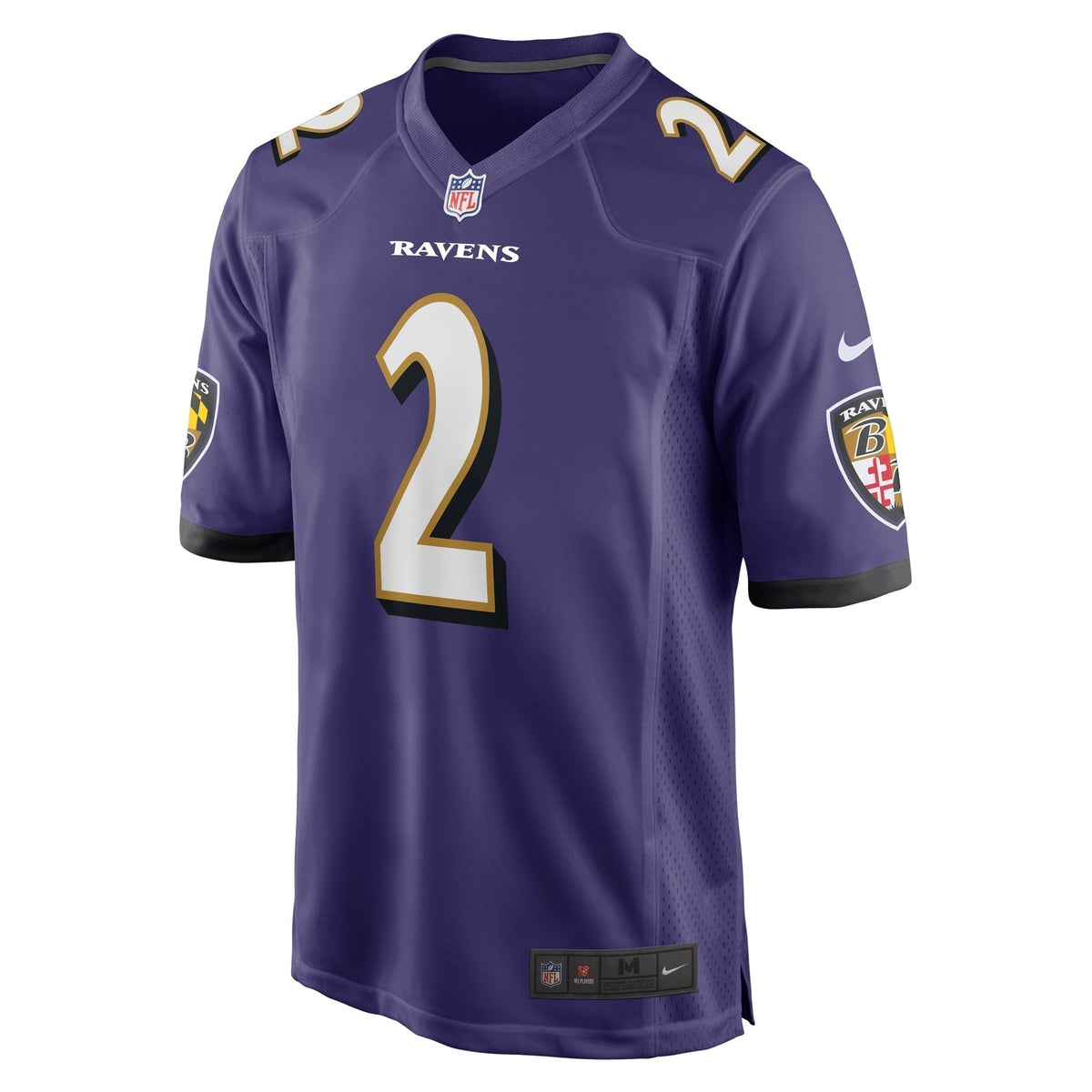 Nate Wiggins Baltimore Ravens  2024  Draft First Round Pick   Game Jersey - Purple