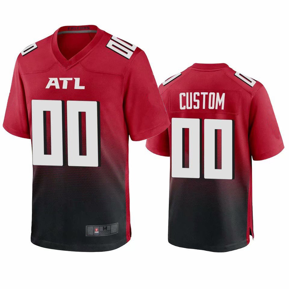 Custom1 Atlanta Falcons Stitched American Football Jerseys Embroidered Personalize Any Name and Number