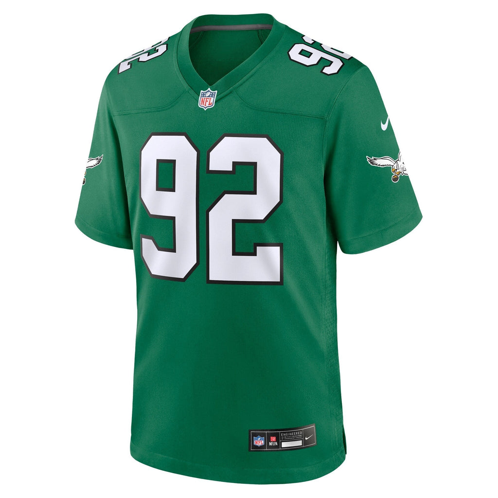 Reggie White Philadelphia Eagles  Alternate Game Jersey - Kelly Green